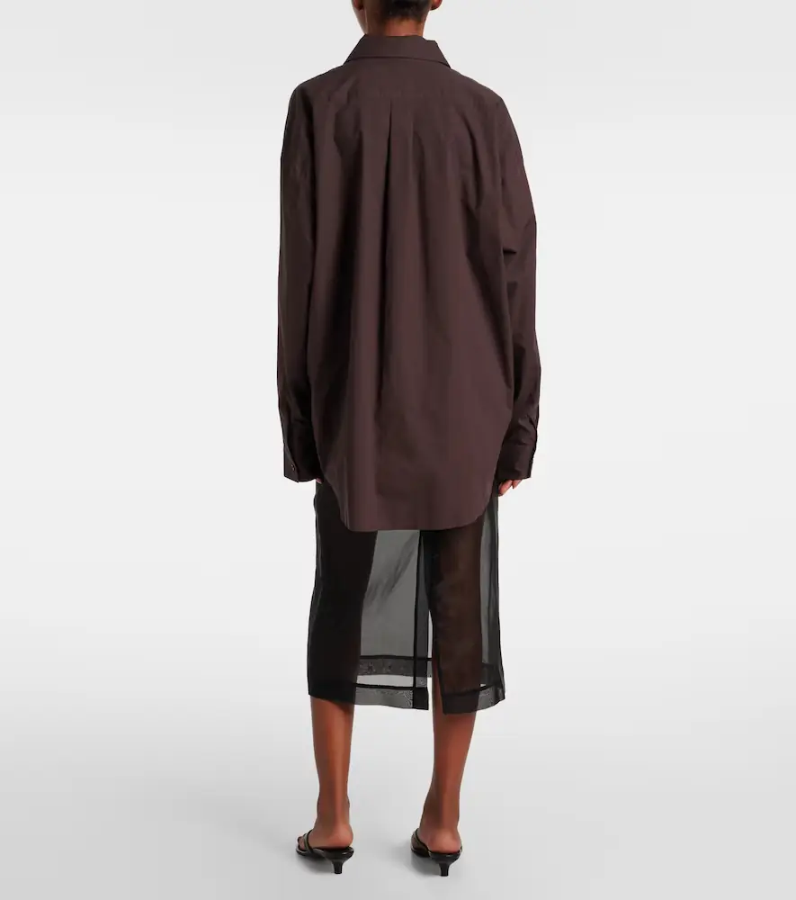 The Frankie Shop Ornella oversized cotton shirt | Thumbnail 2 The Frankie Shop Ornella oversized cotton shirt | Thumbnail 2