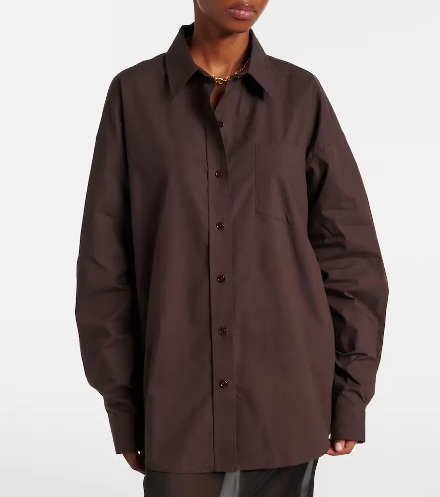 The Frankie Shop Ornella oversized cotton shirt | Thumbnail 5 The Frankie Shop Ornella oversized cotton shirt | Thumbnail 5