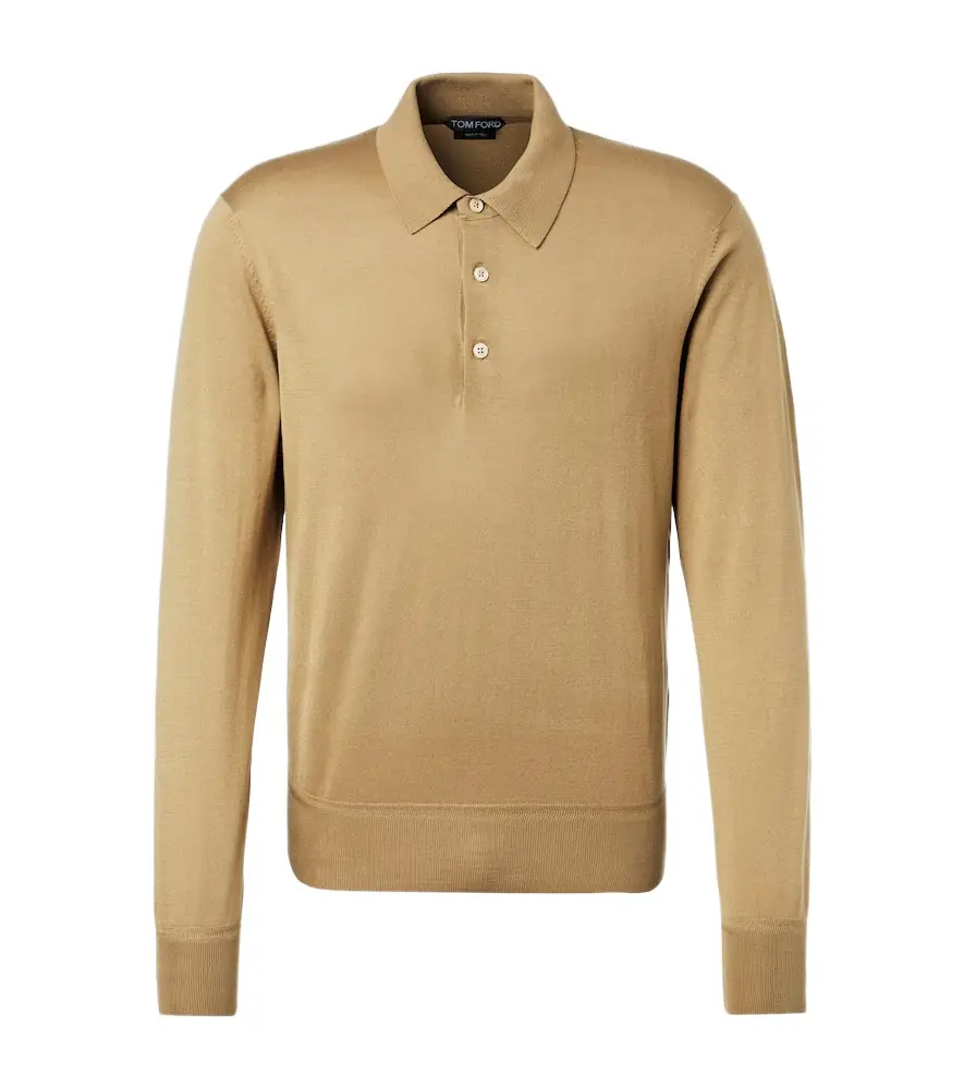 Tom Ford Cotton polo sweater | Image 1 Tom Ford Cotton polo sweater | Image 1