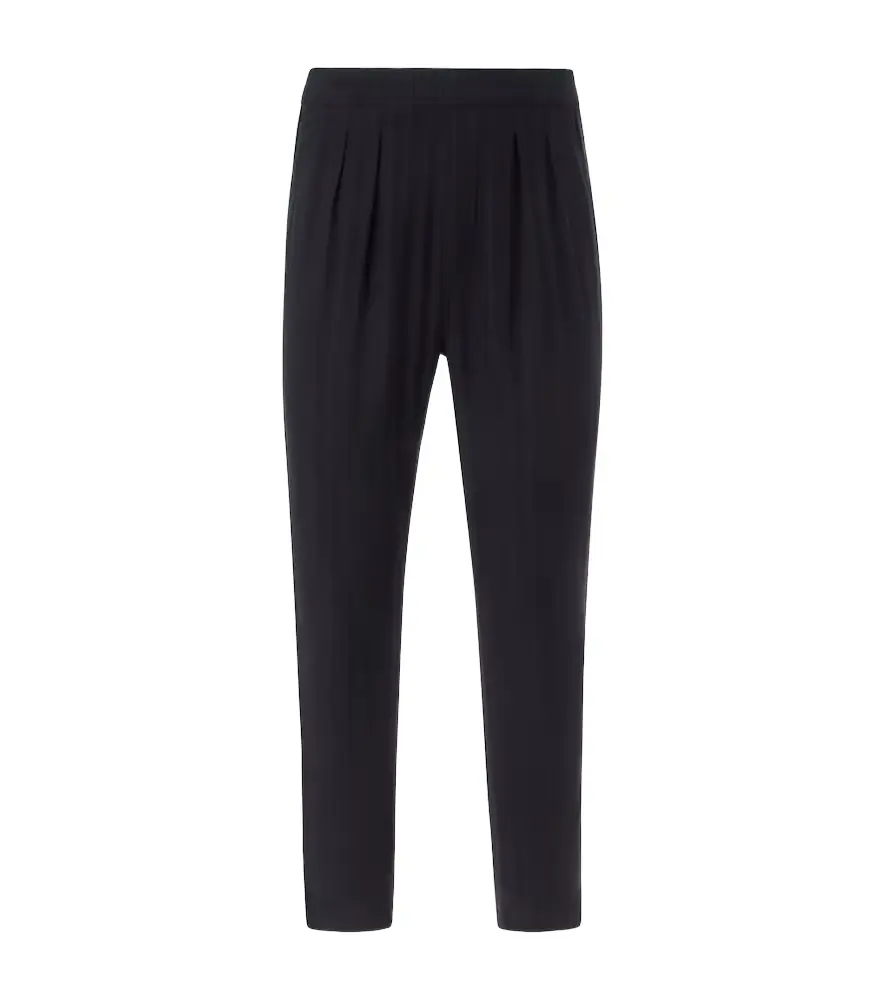 Tom Ford Striped cotton and silk straight pants | Image 1 Tom Ford Striped cotton and silk straight pants | Image 1