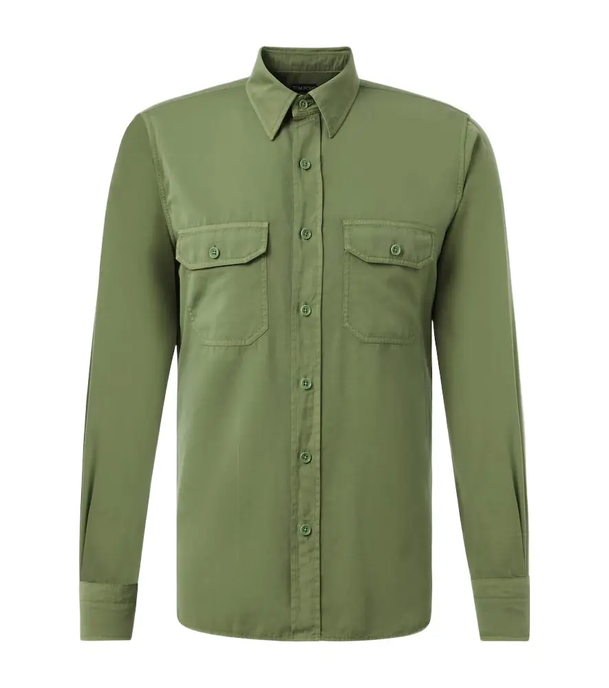 Tom Ford Cotton and silk shirt | Image 1 Tom Ford Cotton and silk shirt | Image 1