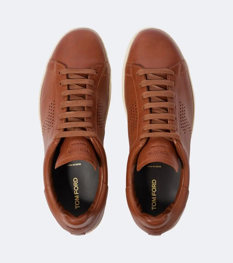 Tom Ford Warwick perforated leather sneakers | Thumbnail 2