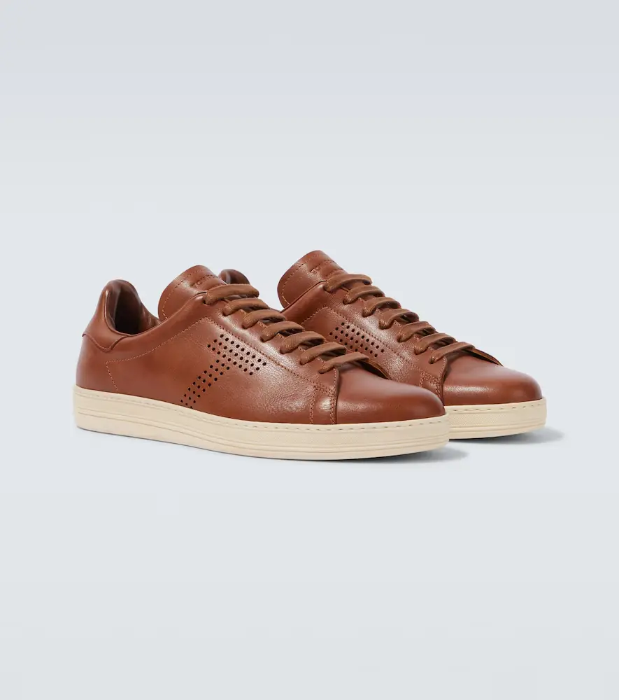 Tom Ford Warwick perforated leather sneakers | Thumbnail 6