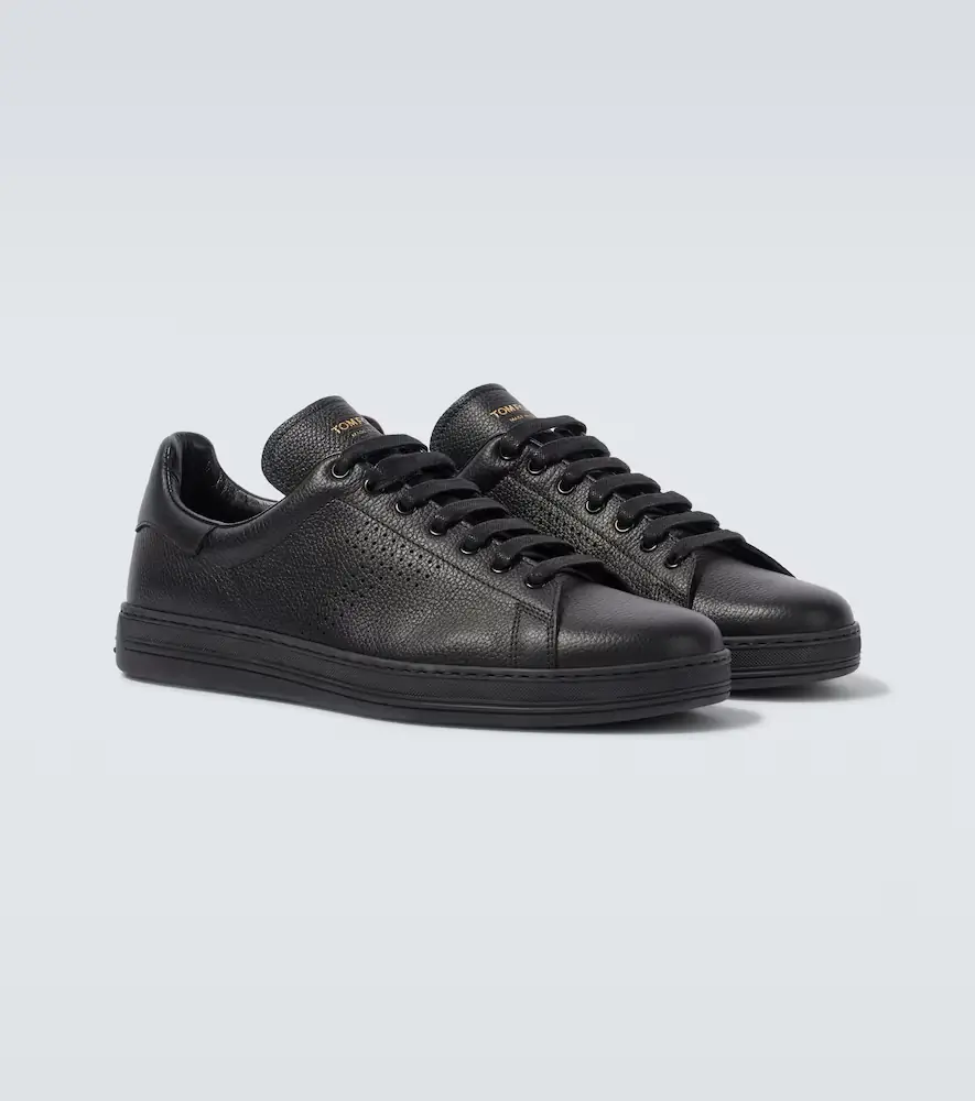 Tom Ford Warwick perforated leather sneakers | Thumbnail 2