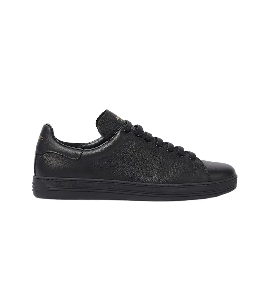 Tom Ford Warwick perforated leather sneakers