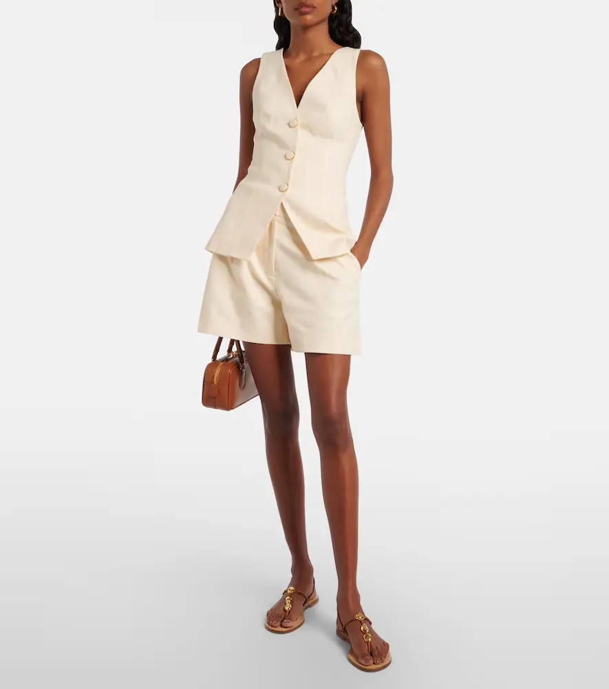 Veronica Beard Devina high-rise shorts | Thumbnail 2