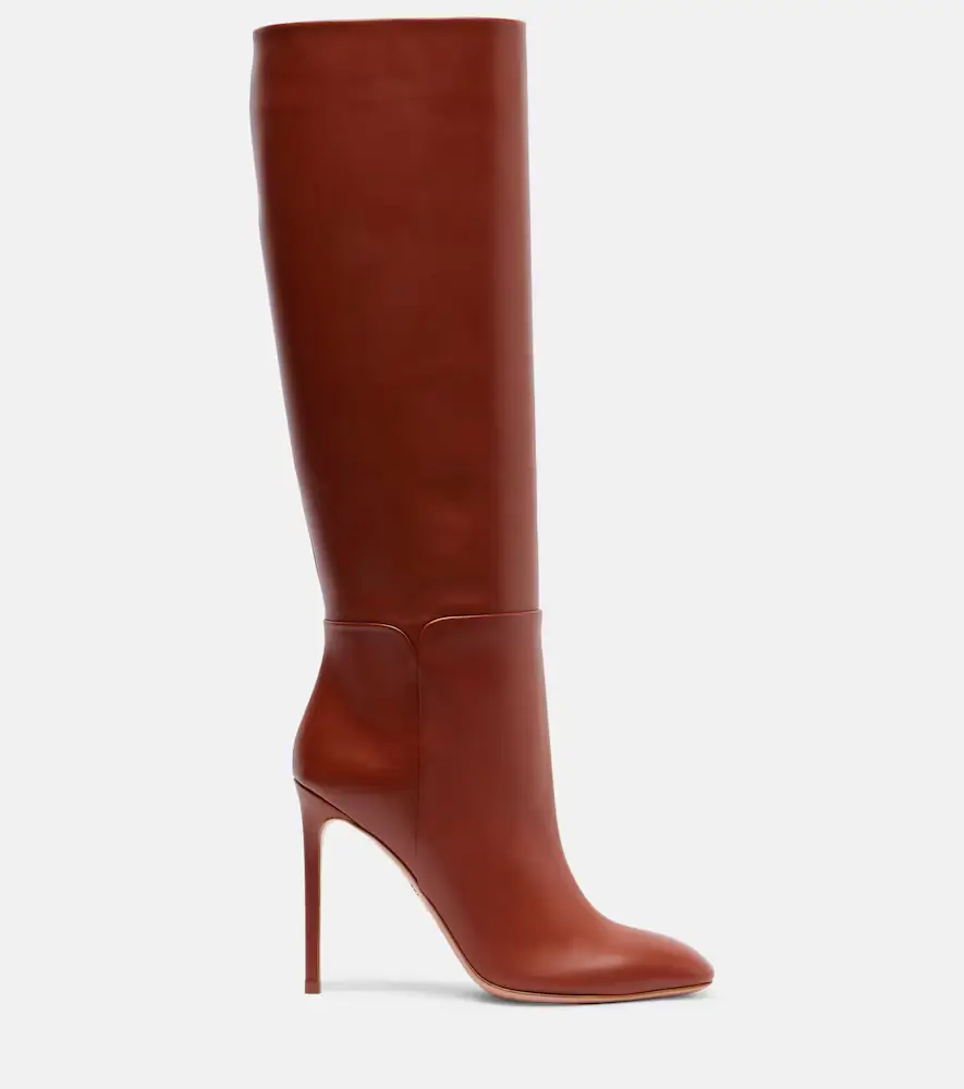 Aquazzura Sellier 105 leather knee-high boots | Thumbnail 4 Aquazzura Sellier 105 leather knee-high boots | Thumbnail 4