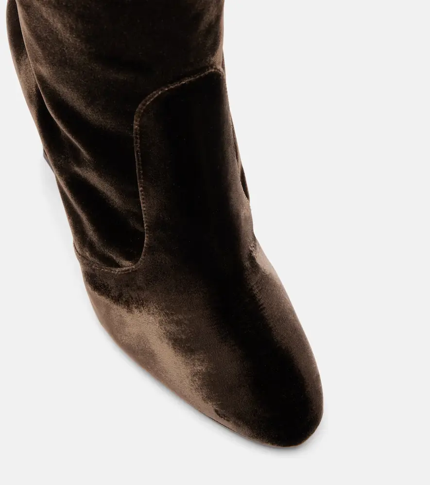 Aquazzura Joplin 105 velvet knee-high boots | Thumbnail 3 Aquazzura Joplin 105 velvet knee-high boots | Thumbnail 3