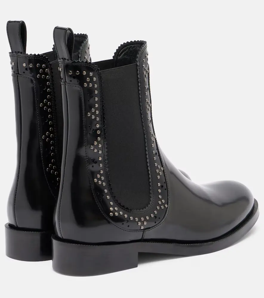 Aquazzura Skye embellished leather Chelsea boots | Thumbnail 4