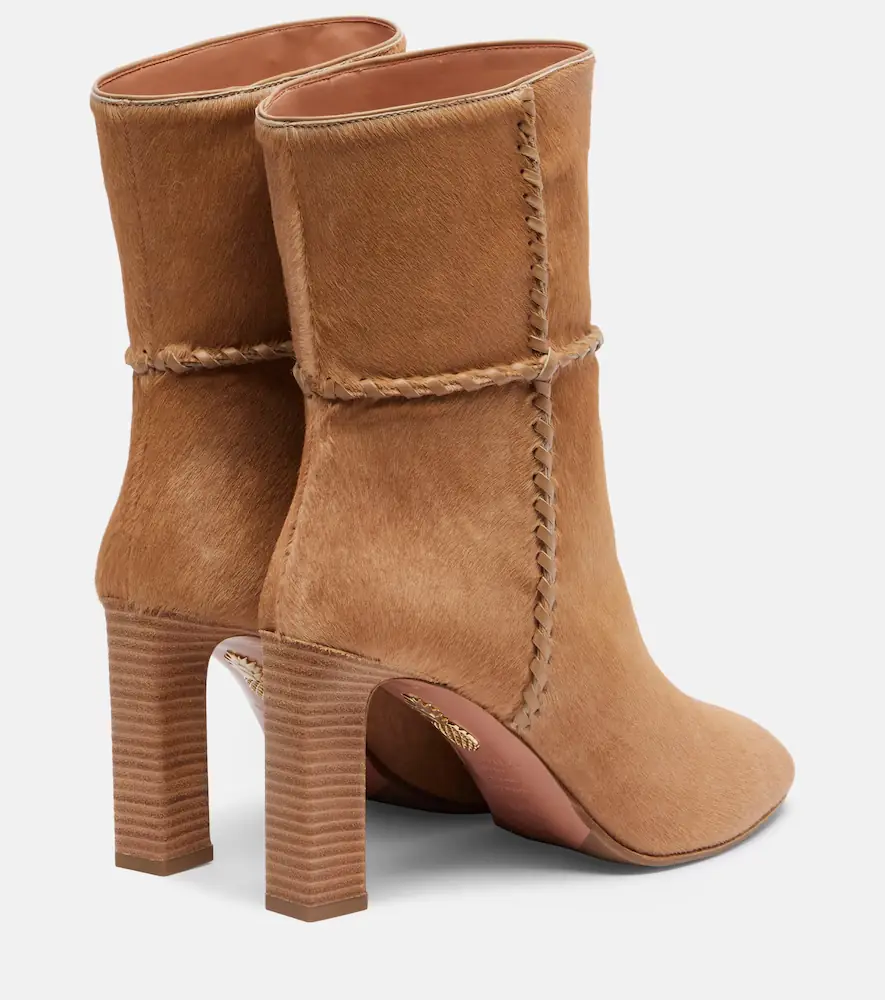 Aquazzura Indy 85 calf hair ankle boots | Thumbnail 2