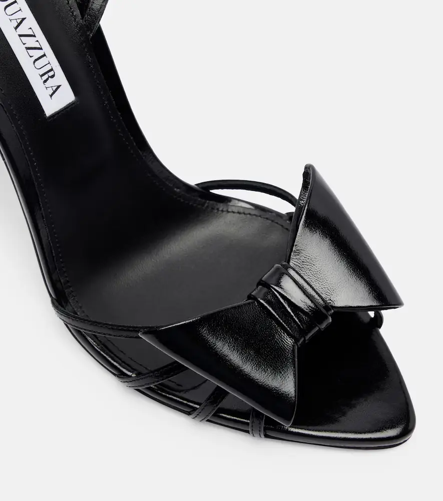 Aquazzura Black Tie 105 bow-detail leather sandals | Thumbnail 2 Aquazzura Black Tie 105 bow-detail leather sandals | Thumbnail 2