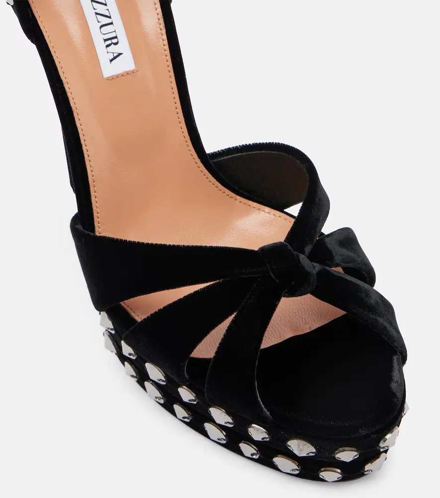 Aquazzura Cosmic Love 130 studded platform sandals | Thumbnail 3