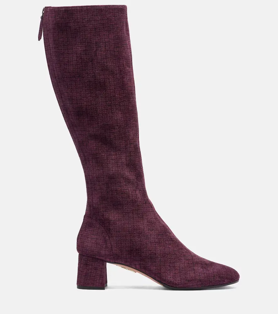 Aquazzura Saint Honoré 50 suede knee-high boots | Thumbnail 3 Aquazzura Saint Honoré 50 suede knee-high boots | Thumbnail 3