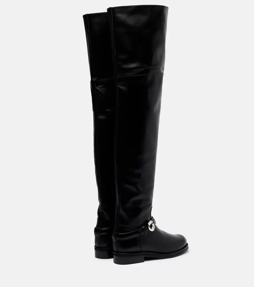 Coperni Logo leather over-the-knee boots | Thumbnail 2