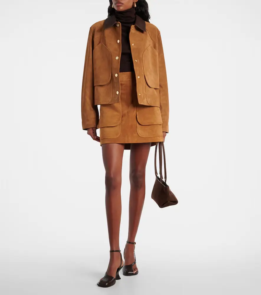 Veronica Beard Walters suede field jacket | Thumbnail 2