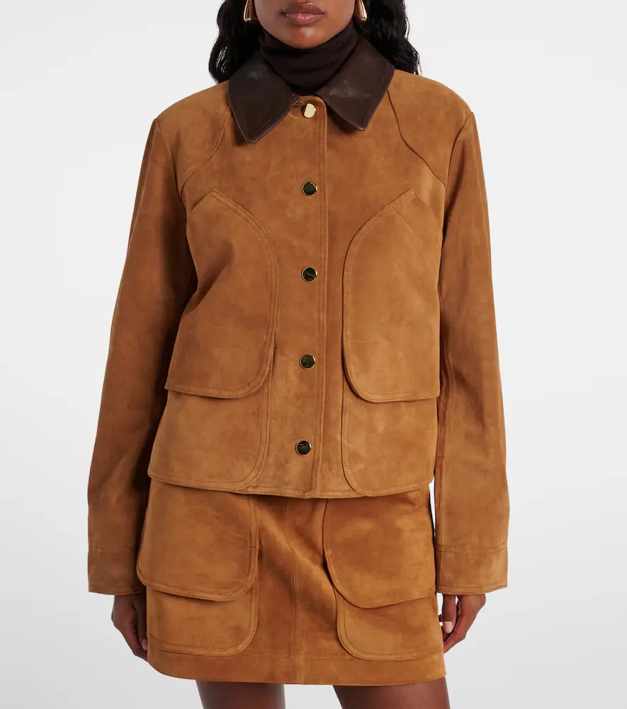 Veronica Beard Walters suede field jacket | Thumbnail 4