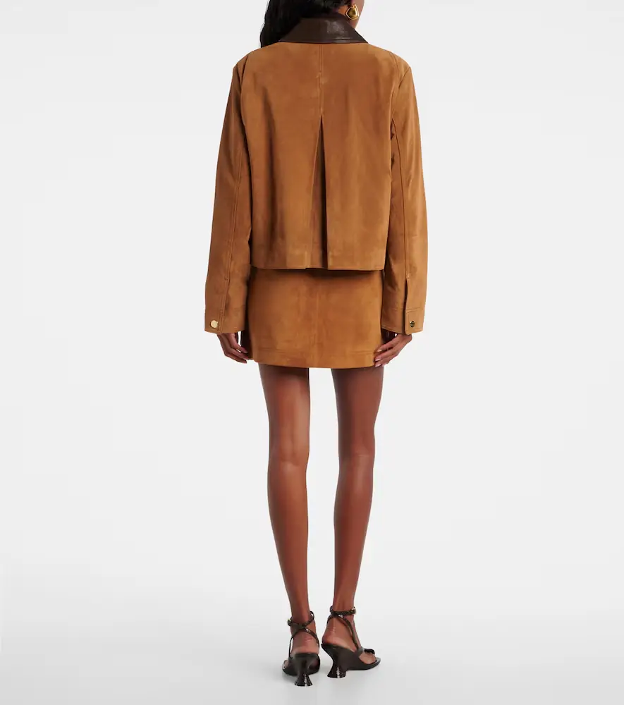 Veronica Beard Walters suede field jacket | Thumbnail 5