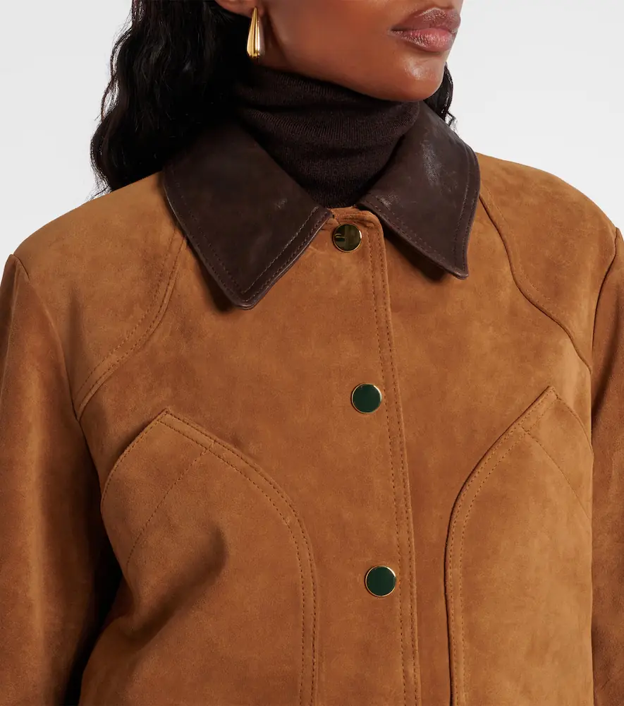 Veronica Beard Walters suede field jacket | Thumbnail 6