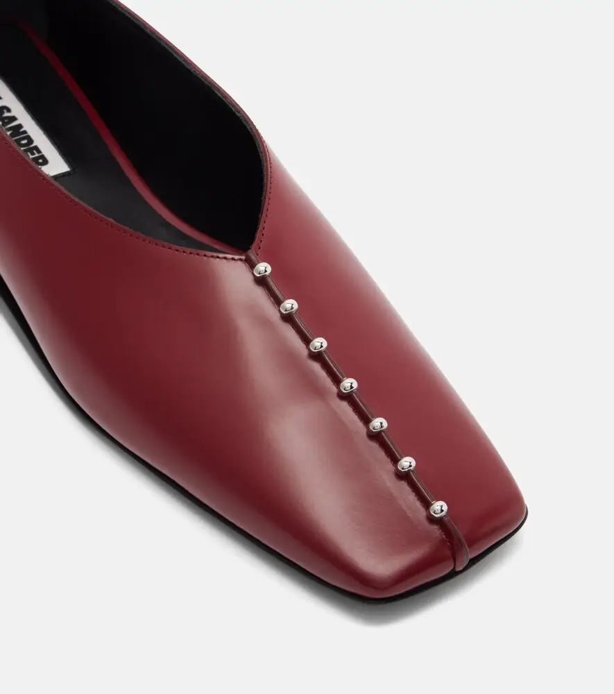 Jil Sander Embellished leather ballet flats | Thumbnail 4