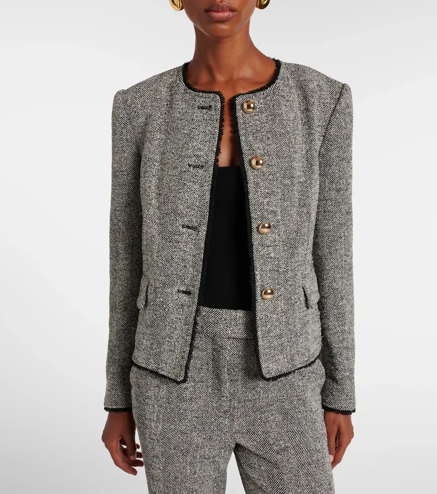 Simkhai Ivie herringbone jacket | Thumbnail 2 Simkhai Ivie herringbone jacket | Thumbnail 2