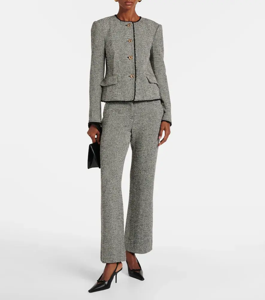 Simkhai Ivie herringbone jacket | Thumbnail 4 Simkhai Ivie herringbone jacket | Thumbnail 4