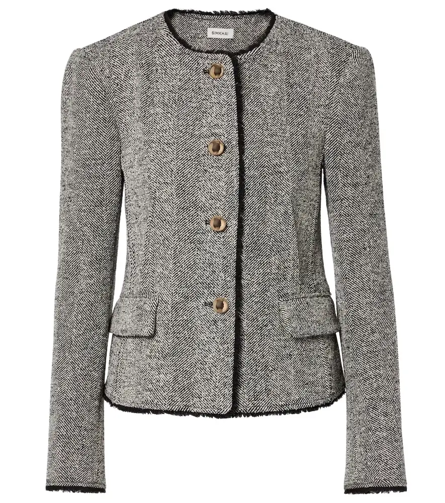 Simkhai Ivie herringbone jacket | Image 1 Simkhai Ivie herringbone jacket | Image 1