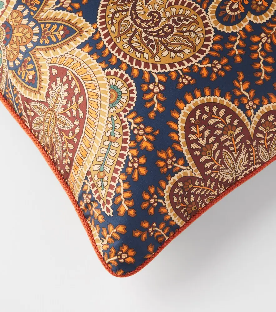 Etro Giano paisley cotton cushion | Thumbnail 3