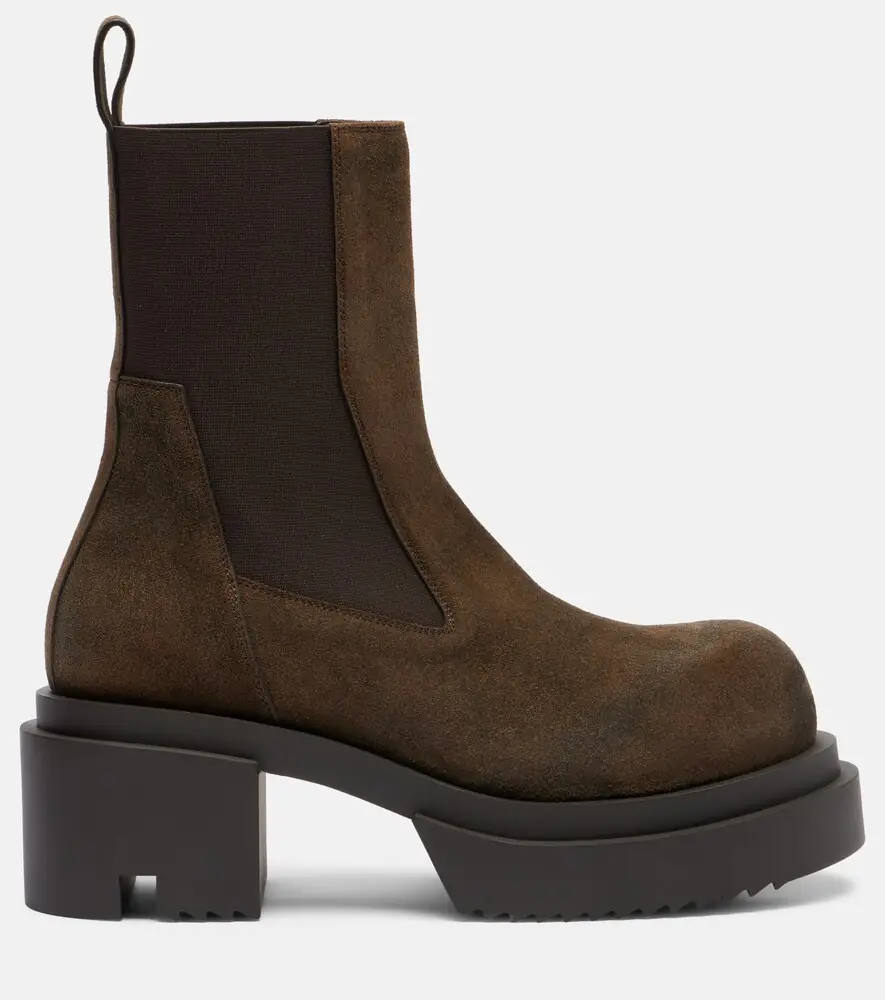 Rick Owens Beatle suede Chelsea boots | Thumbnail 2