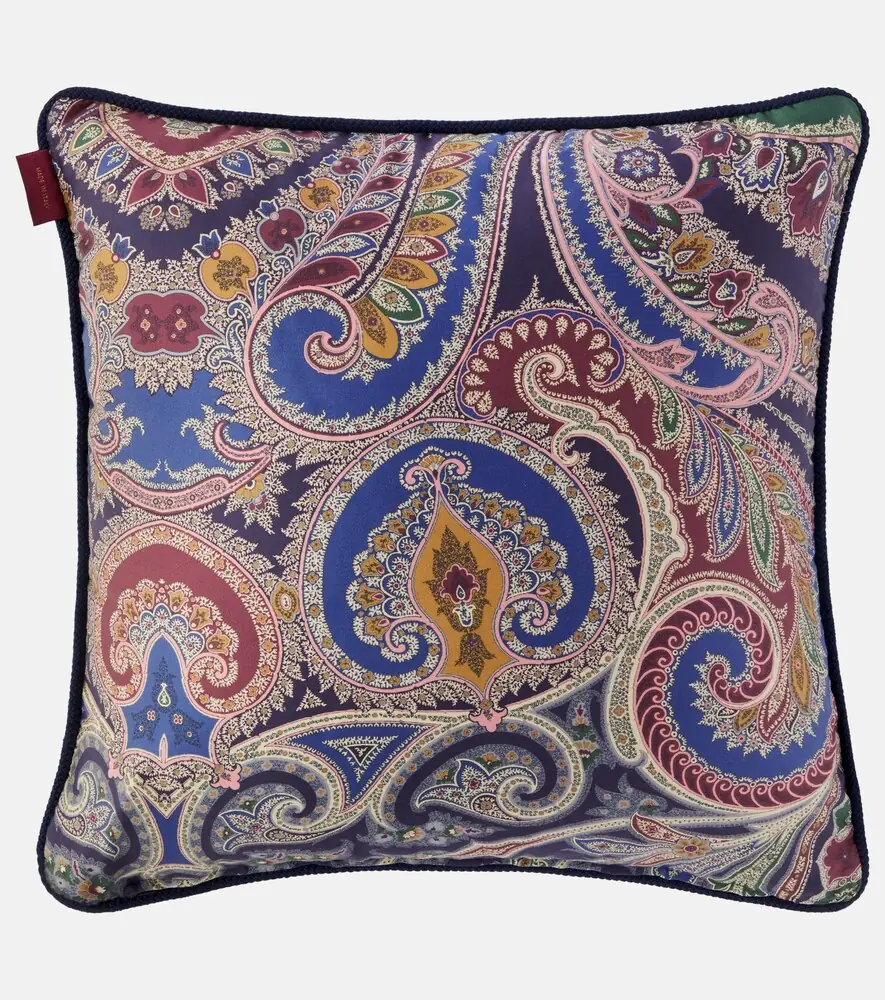 Etro Zahir printed cotton cushion | Thumbnail 2 Etro Zahir printed cotton cushion | Thumbnail 2