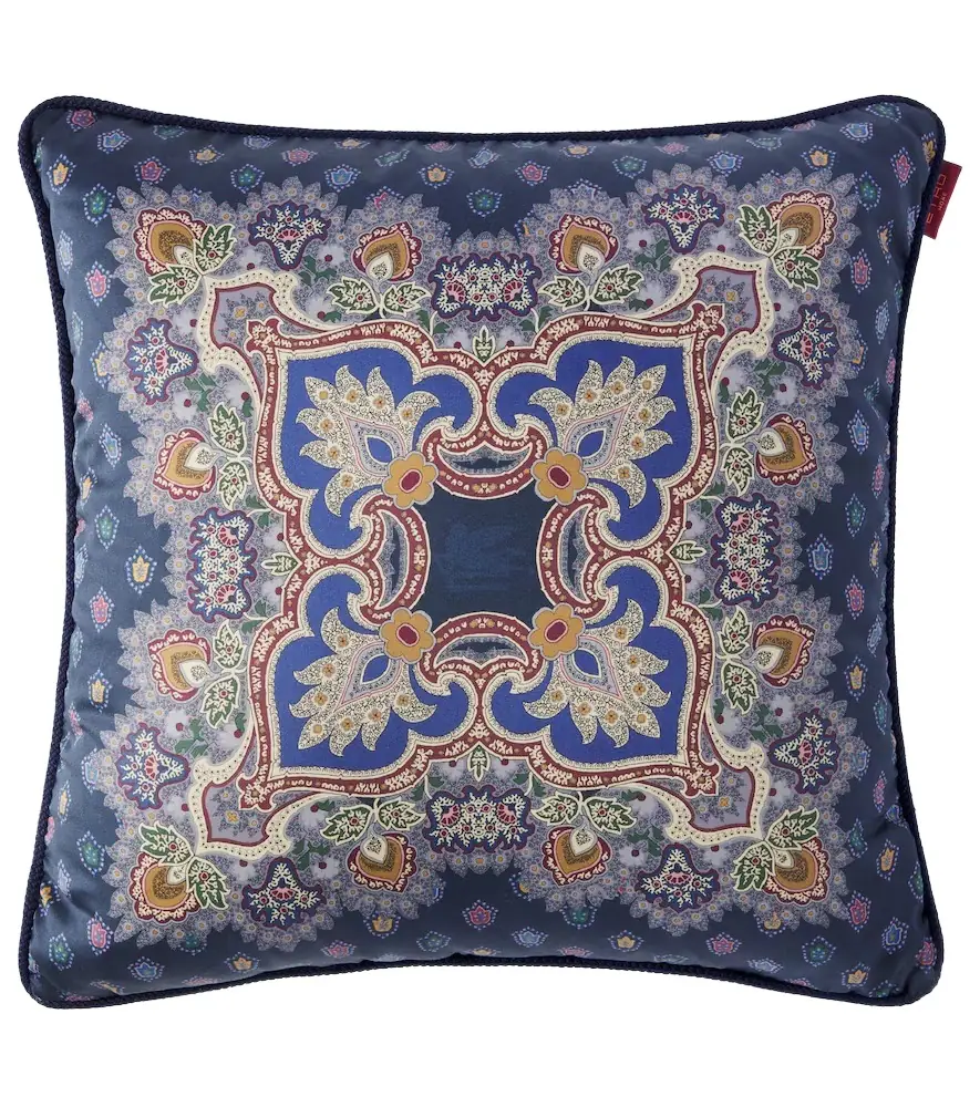 Etro Zahir printed cotton cushion