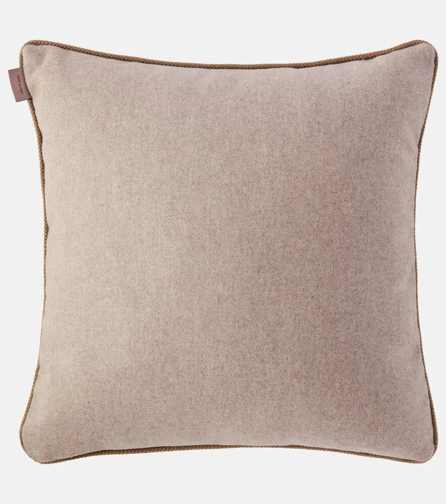Etro Sponge logo cotton and wool cushion | Thumbnail 5
