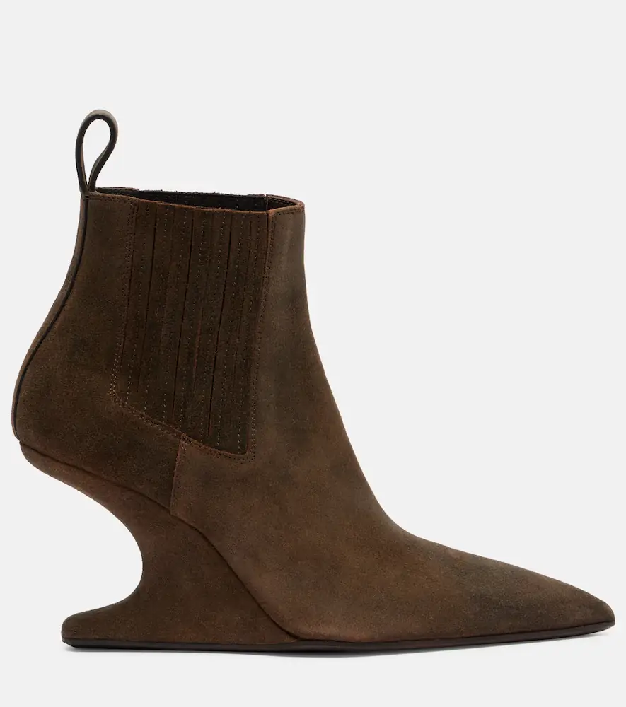 Rick Owens Suede ankle boots | Thumbnail 3