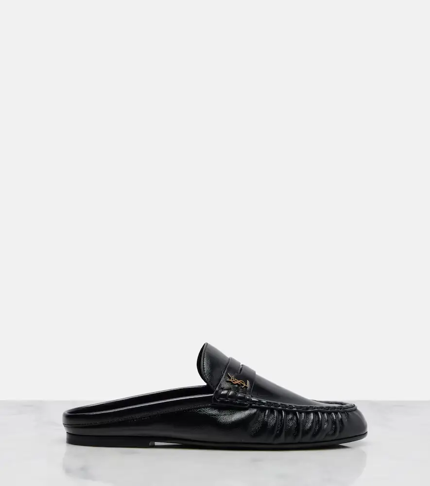 Saint Laurent Le Loafer leather mules | Thumbnail 2