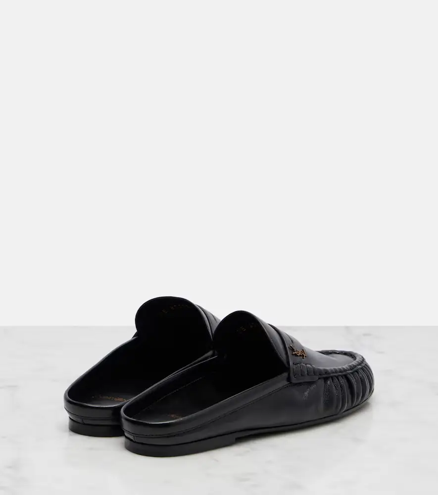 Saint Laurent Le Loafer leather mules | Thumbnail 3