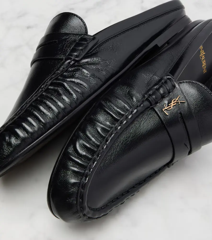 Saint Laurent Le Loafer leather mules | Thumbnail 4