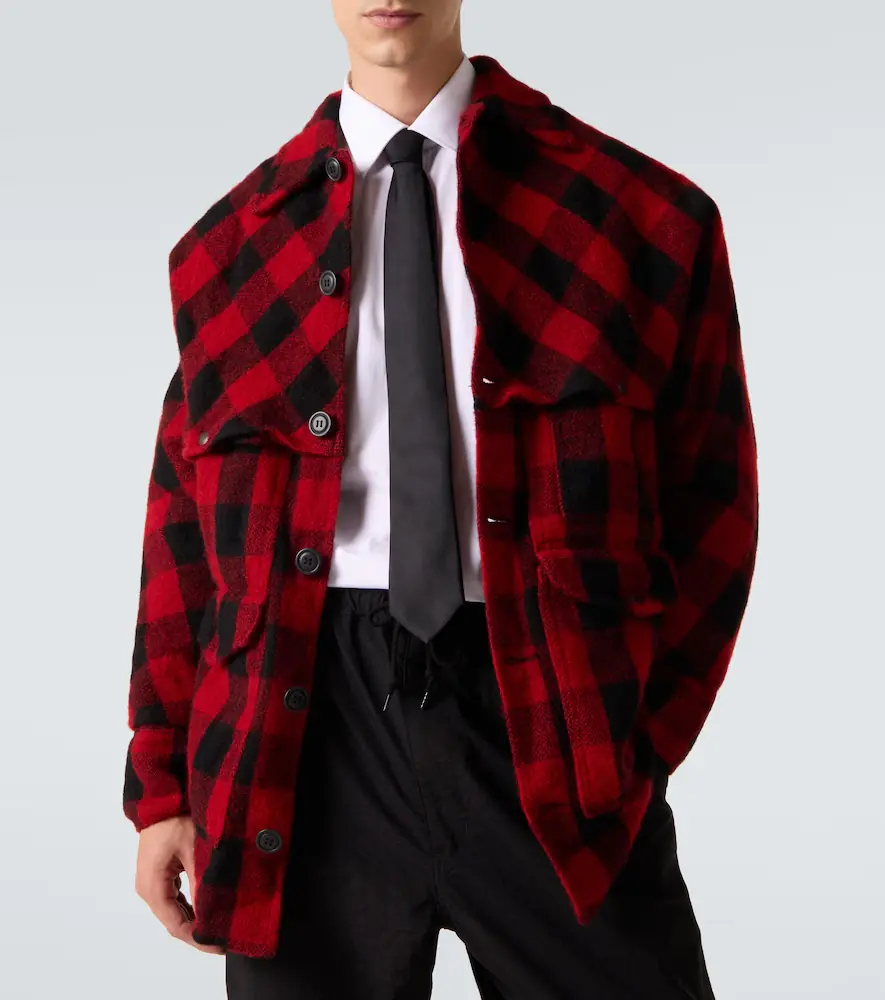 Junya Watanabe Checked wool jacket | Thumbnail 4