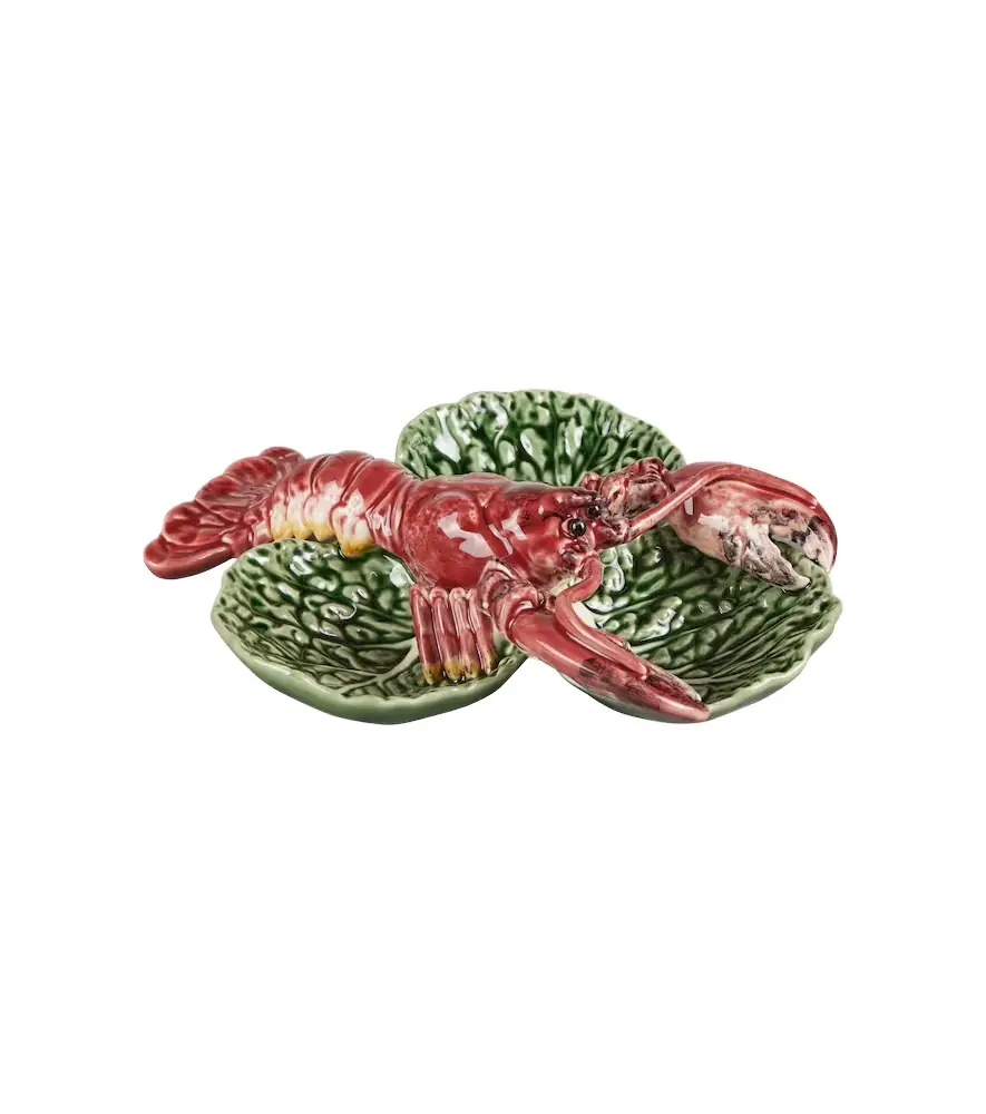 Bordallo Pinheiro Cabbage With Lobsters Small appetizer plate
