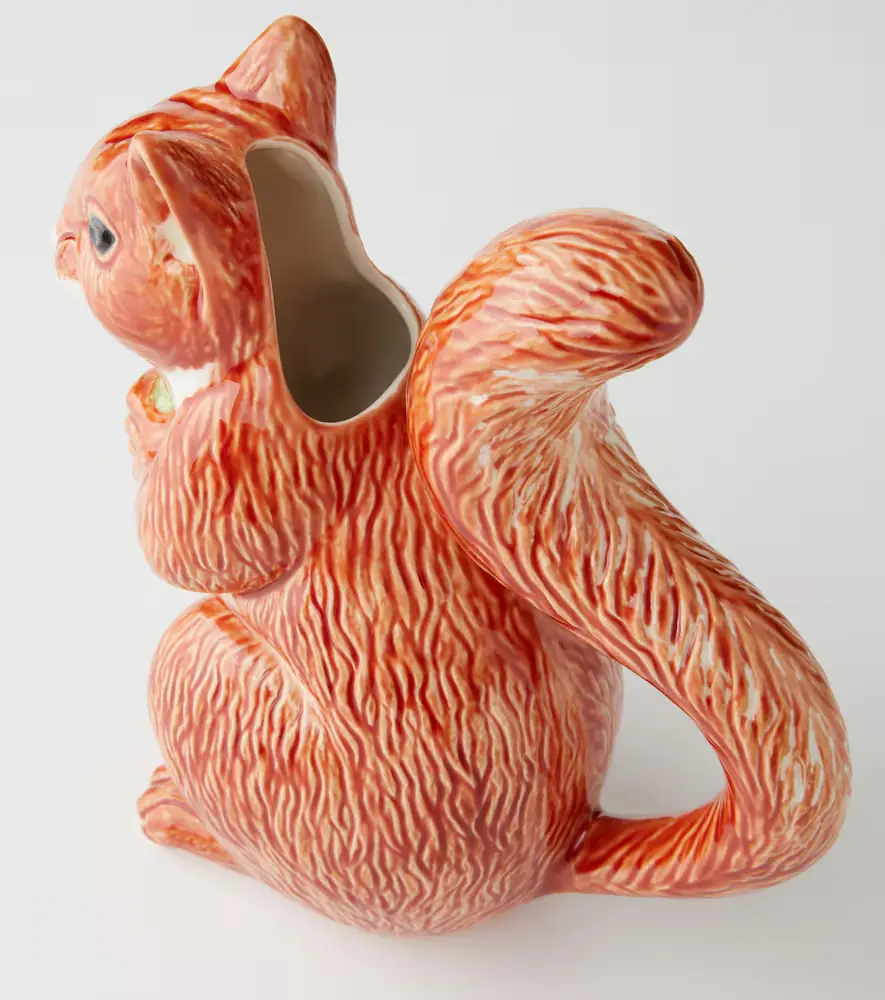 Bordallo Pinheiro Squirrel earthenware pitcher | Thumbnail 4