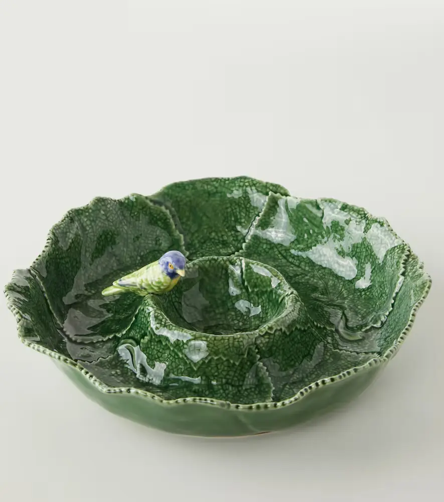 Bordallo Pinheiro Cinerária ceramic appetizer plate | Thumbnail 4