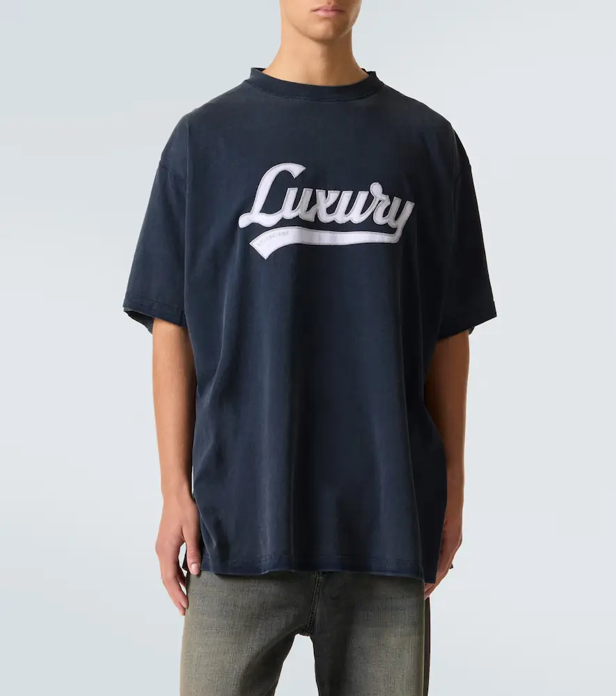 Balenciaga Printed cotton jersey T-shirt | Thumbnail 3 Balenciaga Printed cotton jersey T-shirt | Thumbnail 3