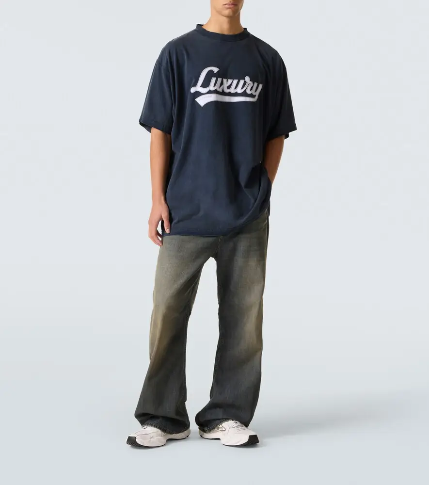 Balenciaga Printed cotton jersey T-shirt | Thumbnail 5 Balenciaga Printed cotton jersey T-shirt | Thumbnail 5