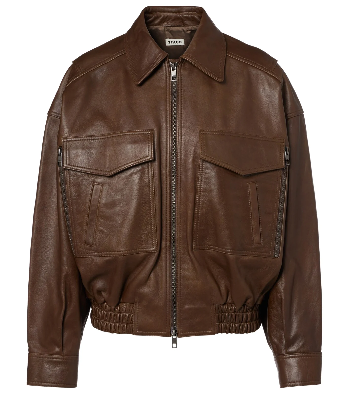 Eugene leather bomber jacket Eugene leather bomber jacket