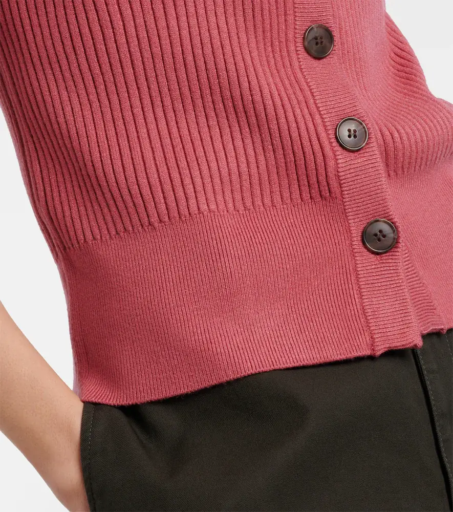 Varley Micha ribbed-knit cardigan | Thumbnail 3