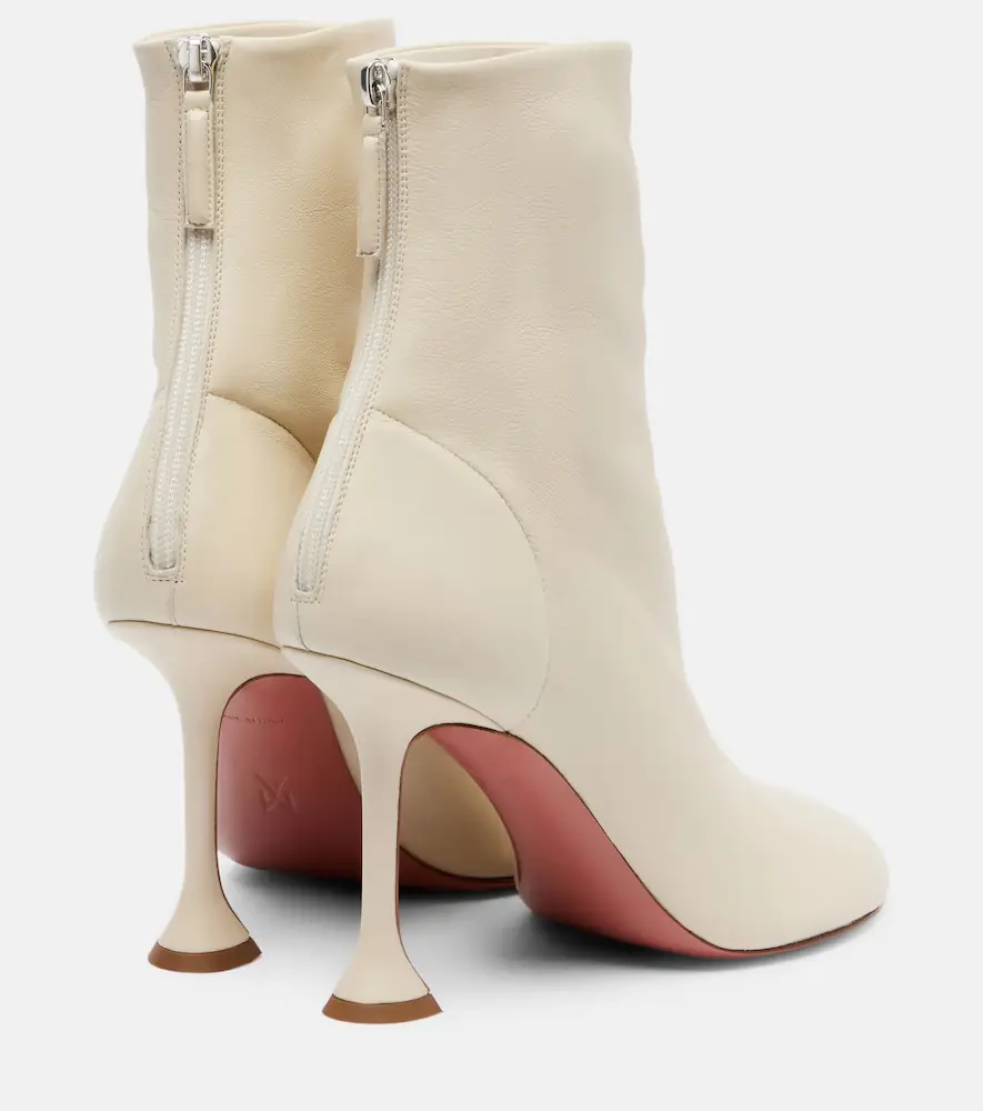 Amina Muaddi Iris 95 leather ankle boots | Thumbnail 2 Amina Muaddi Iris 95 leather ankle boots | Thumbnail 2