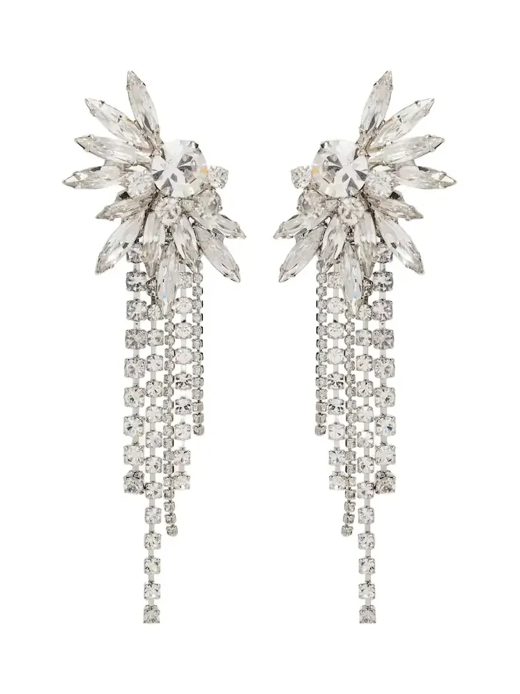 Shantalle crystal-embellished drop earrings