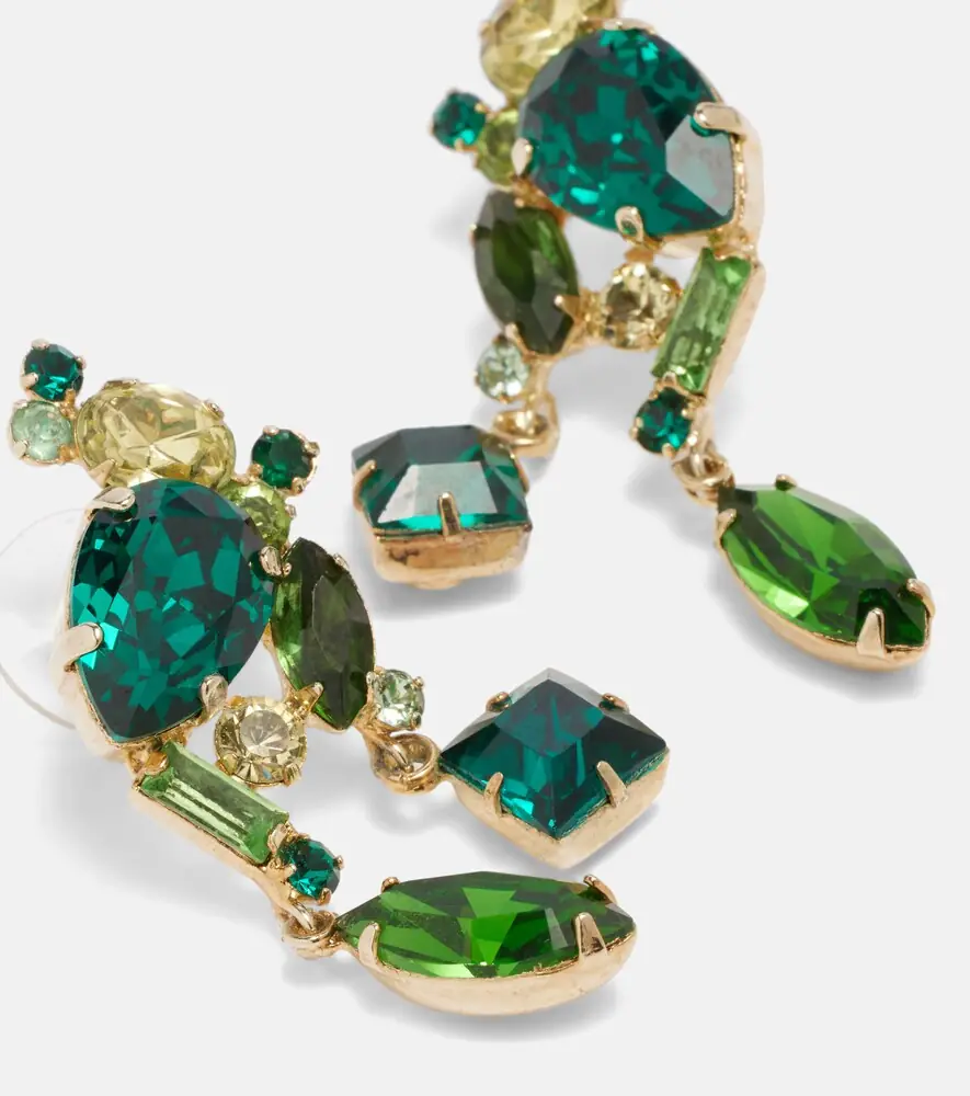 Jennifer Behr Ambra crystal-embellished drop earrings | Thumbnail 3 Jennifer Behr Ambra crystal-embellished drop earrings | Thumbnail 3