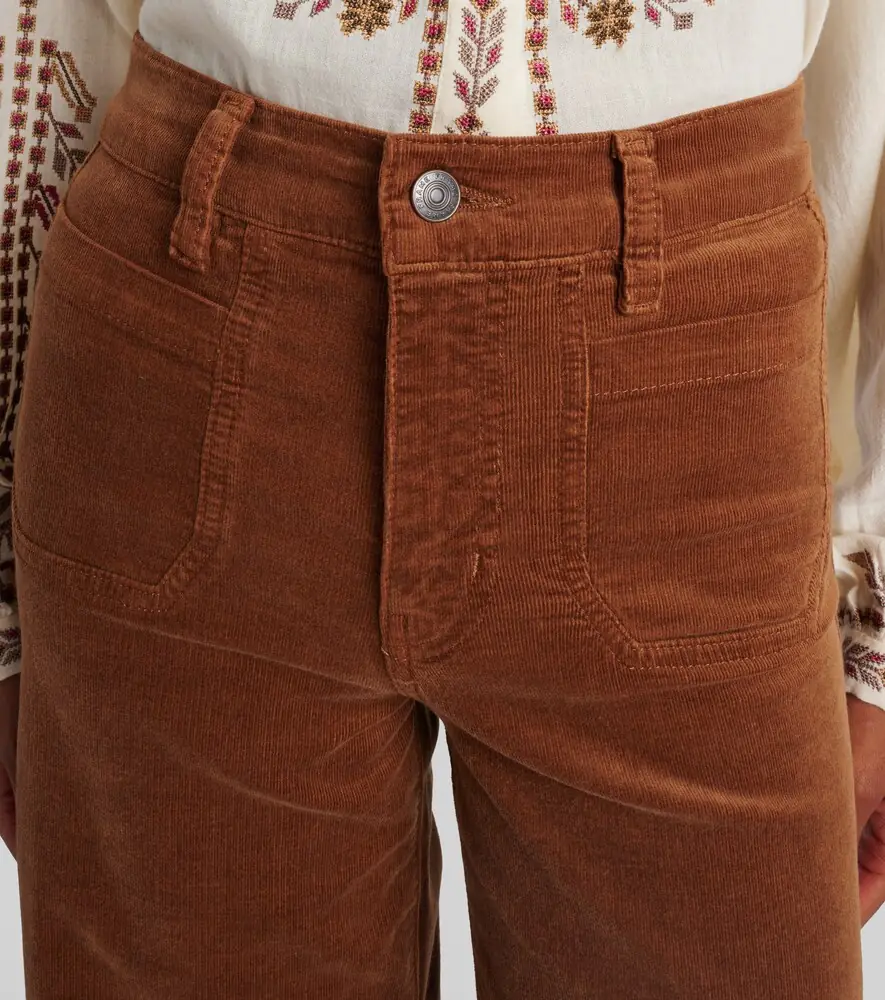 Frame Le Slim Palazzo cotton corduroy wide-leg pants | Thumbnail 6 Frame Le Slim Palazzo cotton corduroy wide-leg pants | Thumbnail 6