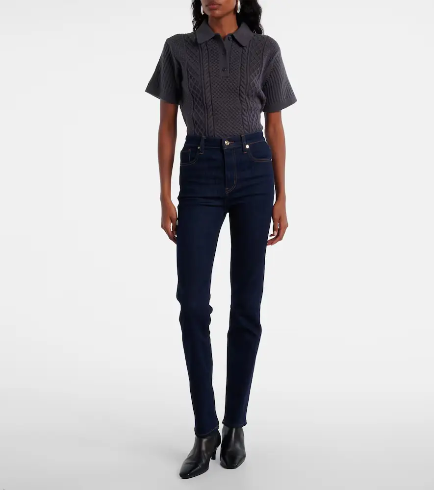 Frame Pencil high-rise slim jeans | Thumbnail 6 Frame Pencil high-rise slim jeans | Thumbnail 6