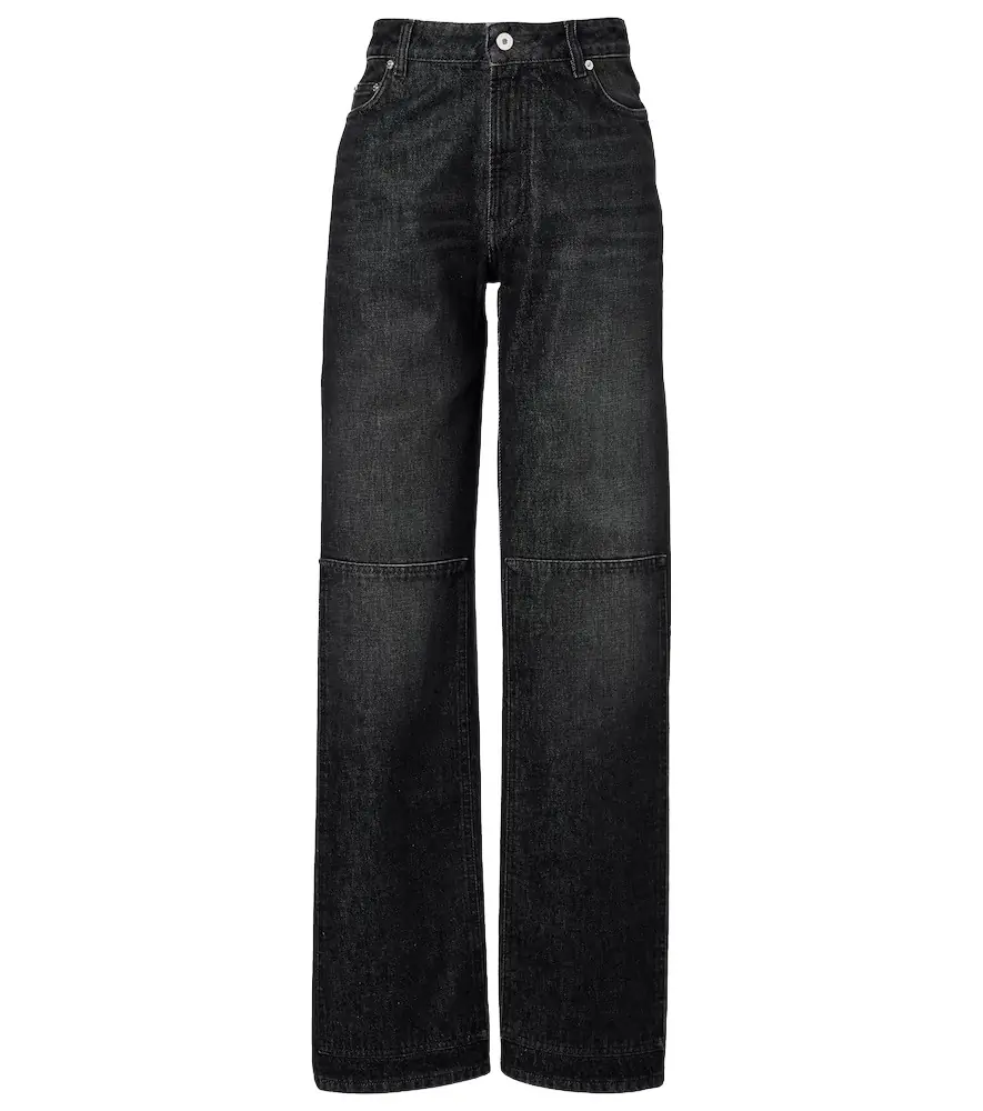 Jean Paul Gaultier Cutout mid-rise wide-leg jeans | Image 1 Jean Paul Gaultier Cutout mid-rise wide-leg jeans | Image 1