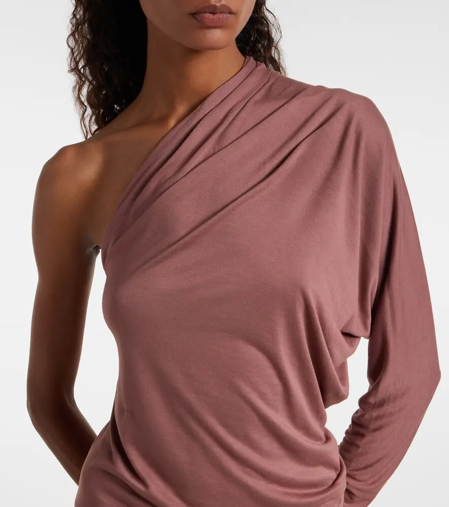 Rick Owens Diana one-shoulder jersey top | Thumbnail 3 Rick Owens Diana one-shoulder jersey top | Thumbnail 3